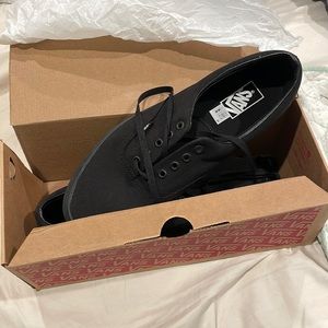 Brand new black vans sz.12